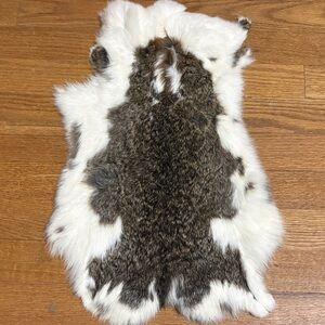 0805 rabbit pelt decor crafts